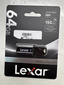 Lexar Jumpdrive S80 64GB USB 3.2 Flash Drive Up To 150Mb/s (44890) - Photo 1/3