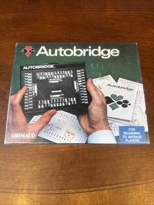Grimaud Autobridge Play Bridge By Yourself Beginning to Average Players NIB - Image 1 of 4