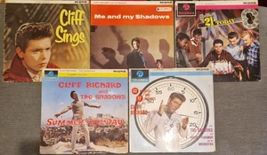 5x Cliff Richard LPs SINGS, ME & MY, 21 TODAY, SUMMER HOLIDAY, 32 MIN - Picture 1 of 2