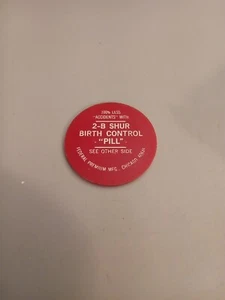 Vintage Gag Gift Birth Control 2B SHUR "Pill".  - Picture 1 of 3