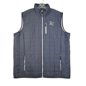 Kansas City Royals Vest Mens 2XT Cutter & Buck WeatherTec Stars Stripes MLB - Picture 1 of 14