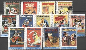 Walt Disney, Mickey - Sierra Leona - ** Estampillada sin montar o nunca montada 1992 - 2 escaneos - Imagen 1 de 2