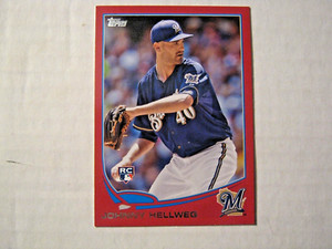 Johnny Hellweg 2013 Topps Update Red Border Parallel Card # US19