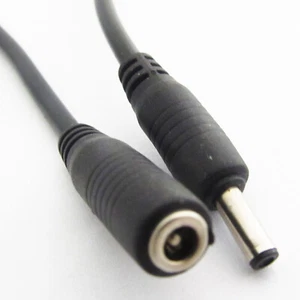 DC Power 3.5mm x 1.35mm Male To Female Camera Extension Connector Adapter Cable - Picture 1 of 6