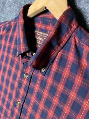 Vintage 90s Marlboro Classics Button Down Shirt Red Check Plaid Mens XL - Image 1 of 4