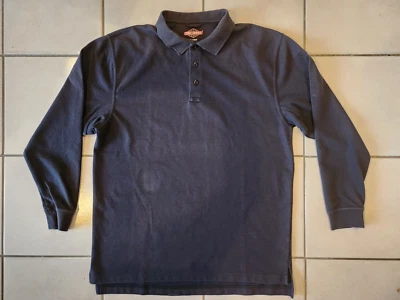 Polo Tru-Spec manga larga, negro, XL Foto 1 de 4