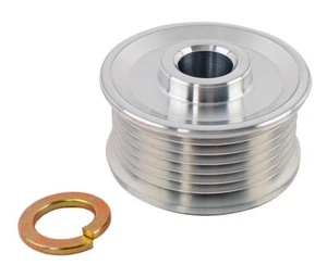 Dodge Viper Serpentine Alternator Pulley SRT10 Dodge Ram Billet 2003-'04 POWDER - Picture 1 of 2