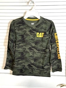 CATERPILLAR Long Sleeve Shirt New Camouflage Size 7 Unisex - Picture 1 of 12