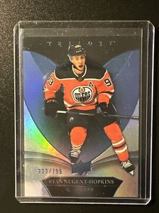 2018-19 Upper Deck Trilogy RYAN NUGENT-HOPKINS #43 Blue Foil #222/799 Edmonton