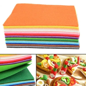 40x Bunte Filz Meterware Bastelfilz Stoff basteln verschiedene Farben Set Kit - Bild 1 von 3