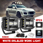 Colight 5" Side Shooter LED Work Light Bar Cube Pods DRL Fog Driving Lamps 4WD