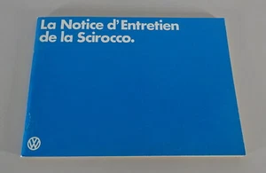 Notice d'entretien / Manuel VW Scirocco I / 1 Type 53 Etat en 01/1980 - Picture 1 of 2