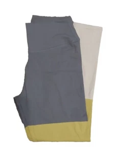 *NWT* Women's RRHSS XL Color Block High-Waisted 7/8 Workout Pants #37y64 - Picture 1 of 2