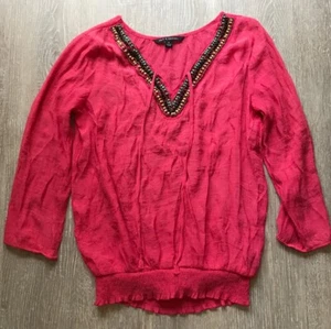 Zac And Rachel Pink Blouse Size S - Picture 1 of 6