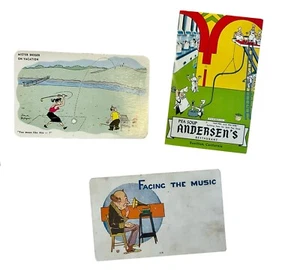 Lot Of 3 Vintage Breger Graphic & Colorful Postcards Andersen’s - Picture 1 of 7