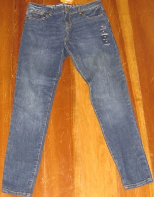 Pantalones de mezclilla Gymboree para niñas súper ajustados desteñidos azules talla 14 precio de venta sugerido por el fabricante $40 5 bolsillos NUEVO Foto 1 de 3