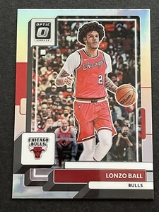 LONZO BALL ~ 2022-23 Donruss Óptica HOLO PRIZM Paralelo #58 ~ CHICAGO BULLS - Imagen 1 de 2