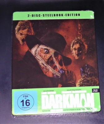 Darkman with Liam Neeson by Sam Raimi Limited Steelbook Blu Ray + DVD New OVP - Image 1 of 4