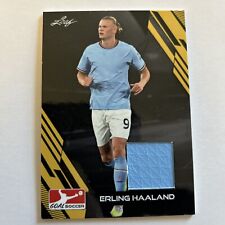 2023 LEAF GOAL SOCCER ERLING HAALAND AUTHENTIC GAME-USED RELIC #J4