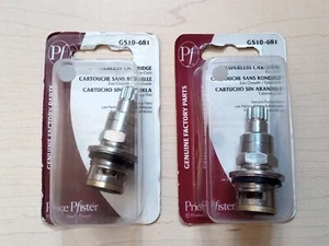 PAIR Price Pfister GS10-681 Hot/Cold Washerless Faucet Cartridge - NEW - Picture 1 of 2