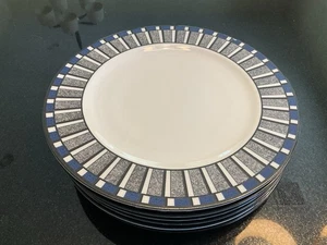 Six Tognana Athena 10-7/8” Dinner Plates Made In Italy, Excellent Condition - Picture 1 of 3