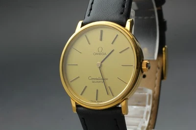 Omega Constellation Vintage 1980 Quarzo Quadrante Oro Cal.1330 Ref.191.032 Near Mint - Immagine 1 di 4