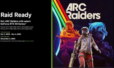 ARC Raiders Deluxe Edition + Astro Cosmetic Pack Code for NVIDIA 5000 GPU's READ - Image 1 of 4
