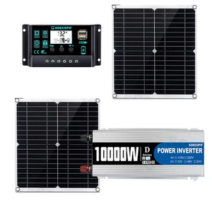  10000W High-Power Solar System Kit 2pcs Solar Panels + Controller - Picture 1 of 20