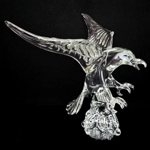 Vintage Signed Maestro Vetraio Gianni Serena (Zanetti) Murano Glass Eagle 19.5" - Picture 1 of 24