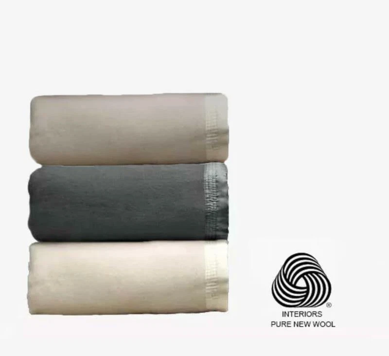 100% Australian Wool Luxuriously Premium Blanket 400GSM Double/Queen/King Size  - image 1 of 4