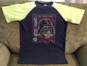 BOYS SIZE 10-12 STAR WARS T-SHIRT = DARTH VADER "THE FIRST GALACTIC EMPIRE" - Picture 1 of 8