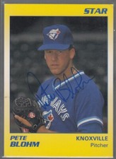 PETE BLOHM 1990 Star Knoxville Blue Jays #1 Auto TTM/IP Signed Autographed