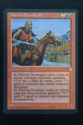 Magic The Gathering MTG MARTON STROMGALD PORTUGUESE Ice Age NM Near Mint - Image 1 of 2