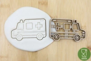 Krankenwagen keksstempel/Ausstechform keksausstecher PLAca.8cm - Picture 1 of 1