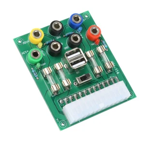 24/20Pin ATX Power Supply Bench Top Breakout Board Module Adapter For Computer - Afbeelding 1 van 18