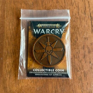 Warhammer Age of Sigmar: WARCRY Collectable Coin LE OOP VHTF Games Workshop 🐙 - Picture 1 of 4