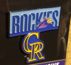 Colorado Rockies City Connect pin Rockies CR mountain logo MLB c46627 - Picture 1 of 8
