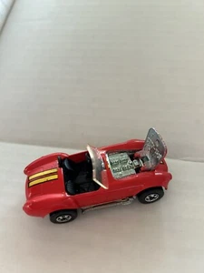 USED Vintage 1982 Hot Wheels Red Classic Cobra 427 Real Riders Sports Car 1.10 - Picture 1 of 3