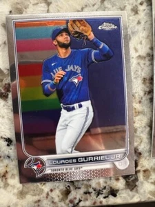 2022 TOPPS CHROME CARD TORONTO BLUE JAYS LOURDES GURRIEL JR #206 - Foto 1 di 1