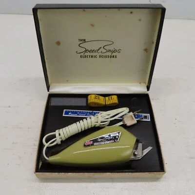 Thor Speed Snips Electric Scissors 1010A with Box, Sewing Gauge and Tape Measure - Image 1 of 3