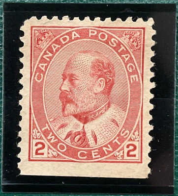 1903-08 Canada King Edward VII 2c Stamp Type II | Sc #90 Mi #78A | Mint No-Gum - Image 1 of 4