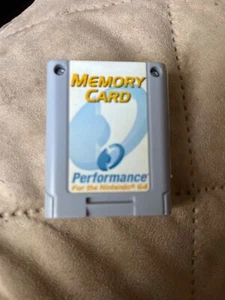Nintendo 64 N64 Memory Card by Performance Model P-302 - Picture 1 of 2