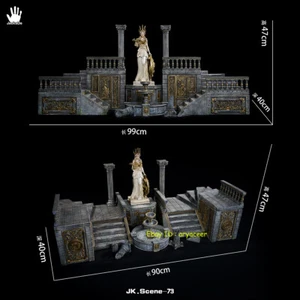 JacksDo JK.Scene-72 Saint Seiya Athena Statue And Sanctuary Scene Base In Stock - Picture 1 of 13