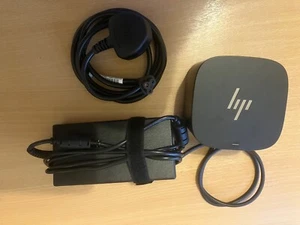 HP HSN-IX01 Thunderbolt USB-C G2 120W Docking Station With 120W Power Charger - Picture 1 of 3