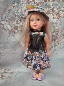Süßes Sommerkleid für Hunde - passt American Girl Our Generation 18 Zoll Puppenkleidung - Bild 1 von 9