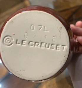 "Jarra pequeña de gres rojo cereza Le Creuset 07L 5,75""" - Imagen 1 de 7
