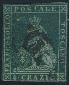 Italien Toskana 1851 4 Crazie gebraucht Sas 6a CV 660 $ 190713010 - Bild 1 von 2
