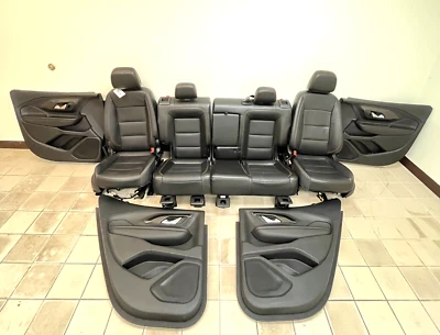 2018-2023 GMC Terrain SLT Seats & Door Panels Full Set Leather Jet Black OEM - Image 1 of 4