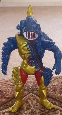 Mighty Morphin Power Rangers 8 英寸 Evil Space Alien Goo 鱼公仔 1993 — 第 1/4 张图片