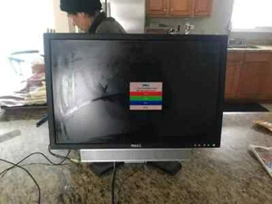 DELL LCD Monitor Model 22 Inch with AS501 Amplifier Speaker Bar & Stand Working - Picture 1 of 4